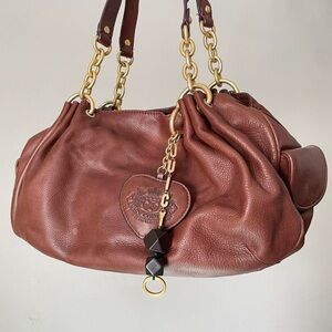 Vintage Juicy Couture Brown Leather Women's Bag